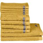 Reduzierte Senfgelbe Ross Handtücher Sets aus Baumwolle 