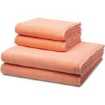 Reduzierte Pinke Handtücher Sets 50x100 4-teilig 