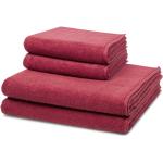 Reduzierte Rote Handtücher Sets 50x100 4-teilig 