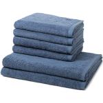 Reduzierte Blaue Handtücher Sets aus Frottee 70x140 6-teilig 