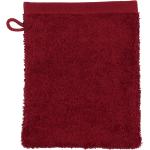 Rote Ross Waschhandschuhe aus Baumwolle 
