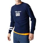 Marineblaue Streetwear Rossignol Kaschmir-Pullover aus Wolle für Herren Größe M für den für den Herbst 