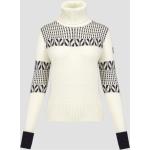 Reduzierte Weiße Vintage Rossignol Rollkragen Kaschmir-Pullover aus Wolle für Damen Größe L für den für den Winter 