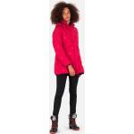 Rote Gesteppte Wasserdichte Atmungsaktive Rossignol Maxi Damensteppmäntel & Damenpuffercoats mit Kirschenmotiv enganliegend Größe XXL 
