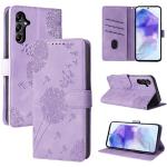 Violette Samsung Galaxy A55 Hüllen Art: Flip Cases mit Bildern mit Schnalle 