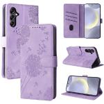 Violette Samsung Galaxy S24+ Hüllen Art: Flip Cases mit Bildern mit Schnalle 