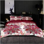 Reduzierte Rote Bettwäsche Sets & Bettwäsche Garnituren aus Stoff 240x220 
