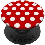 Rote Gepunktete PopSockets Popsockel mit Muster Wasserdicht 