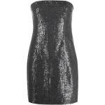 Reduzierte Schwarze Rotate Mini Minikleider & kurze Kleider mit Pailletten aus Baumwolle für Damen Größe S 