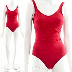 Roter Badeanzug, Roter Einteiler, Roter Vintage Badeanzug, 60Er Jahre Badeanzug, Roter Badeanzug, Bettie Page Style