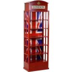 Rote Bücherregale mit Schublade Breite 0-50cm, Höhe 100-150cm, Tiefe 0-50cm 