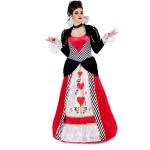 Rote Herzkönigin-Kostüme für Damen Größe XXL 