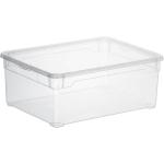Rotho Aufbewahrungsbox Clear 10 l transparent Box Kunststoffbox Schuhbox