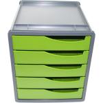 Grüne Rotho Spacebox Schubladenboxen 