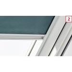 ROTO-Verdunkelungsrollo für Fenstergröße 07/16 Baureihe 73_K 1-V01 Weiß