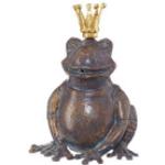Romantische Rottenecker Froschkönig Deko Frösche aus Bronze 