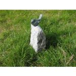 Graue 15 cm Rottenecker Deko-Vögel für den Garten aus Granit 