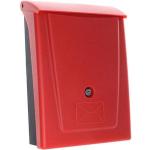 Rottner Briefkasten T06255, Posta, rot, aus Kunststoff, 25 x 34 x 11cm