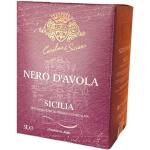 Trockene Italienische Bag-In-Box Nero d'Avola | Principe Siciliano Rotweine Jahrgang 2022 Sizilien & Sicilia 
