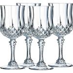 Rotweinglas LUMINARC "Trinkglas Longchamp Eclat" Trinkgefäße farblos (transparent) Weingläser und Dekanter Gläser Set, sehr hochwertiges Kristallinglas