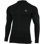 ROUGH RADICAL Langarm Damen Herren Skiunterhemd Thermounterwäsche Funktionsshirt Hanger (XL, schwarz)