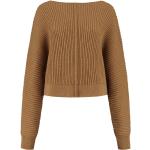 Reduzierte Braune Rough Studios Kaschmir-Pullover aus Wolle für Damen Größe L für den für den Winter 