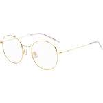 Goldene HUGO BOSS BOSS Runde Brillenfassungen für Damen 
