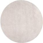 Hellgraue Northern Runde Runde Teppiche 200 cm aus Textil 