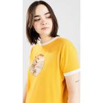 Reduzierte Gelbe Streetwear Roxy Bio T-Shirts für Damen Größe L 