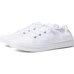 Reduzierte Weiße Roxy Low Sneaker in Normalweite aus Frottee leicht für Damen Größe 41 