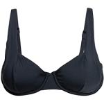 Reduzierte Anthrazitfarbene Roxy Bikini-Tops mit Meer-Motiv für starken Halt für Damen Größe XS 