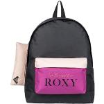 Anthrazitfarbene Roxy Classic Tagesrucksäcke für Damen medium 