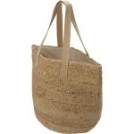 Kamelbraune Strandtaschen & Badetaschen aus Textil für Damen klein 