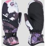 Schwarze Roxy Jetty Damenfäustlinge & Damenfausthandschuhe aus PU Größe L 