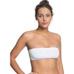 Weiße Roxy Bandeau Bikinitops für Damen Größe M 