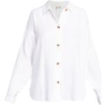 Weiße Schildpattmuster Streetwear Langärmelige Roxy Bio Damenlongsleeves & Damenlangarmshirts mit Knopf Größe M 