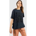 Reduzierte Schwarze Streetwear Roxy Sunset T-Shirts aus Baumwolle für Damen Größe XS 