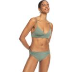 Grüne Sportliche Roxy Push Up Bikinis mit Meer-Motiv aus Nylon ohne Bügel für Damen Größe XS Große Größen 