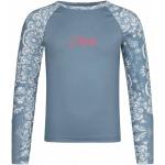Blaue Langärmelige Roxy Longsleeves für Kinder & Kinderlangarmshirts aus Polyester für Mädchen Größe 152 