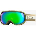 Roxy Rockferry Color Luxe Burnt Olive Goggle grün Damen