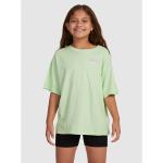 Reduzierte Grüne Roxy Rundhals-Ausschnitt Printed Shirts für Kinder & Druck-Shirts für Kinder aus Baumwolle für Mädchen Größe 140 