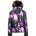 Roxy - Technische Isolationsjacke - Jet Ski Premium Snow Jacket True Black Pansy Pansy für Damen - Größe XS - schwarz