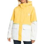 Roxy - Technische wasserdichte und atmungsaktive Jacke - Ritual Snow Jacket Sunset Gold für Damen - Größe XS - Orange