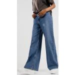 Reduzierte Blaue Streetwear Roxy Cloud Ankle-Jeans aus Baumwolle für Damen Größe XXL 