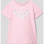 Rosa Roxy Kinder T-Shirts aus Baumwolle für Mädchen Größe 152 