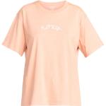 Roxy - T-Shirt - Moonlight Sunset A Tee Cafe Creme für Damen aus Baumwolle - Größe M - Rosa