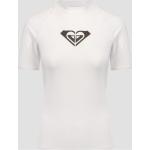 Weiße Roxy Whole Hearted Damenbadeshirts & Damenschwimmshirts aus Jersey Größe M 
