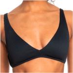 Schwarze Roxy Bikini-Tops aus Polyamid mit verstellbaren Trägern für Damen Größe S 