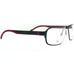 Schwarze Brillenfassungen aus Metall für Herren 