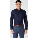 Marineblaue Unifarbene Roy Robson Business Kentkragen Hemden mit Kent-Kragen aus Baumwolle für Herren 